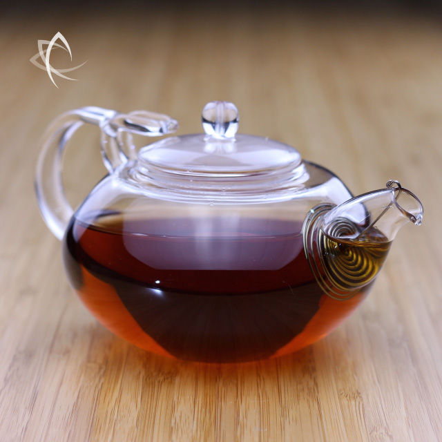 Mini Clear Glass Teapot w/t Anti-slip Lid 140ml FH-798J 